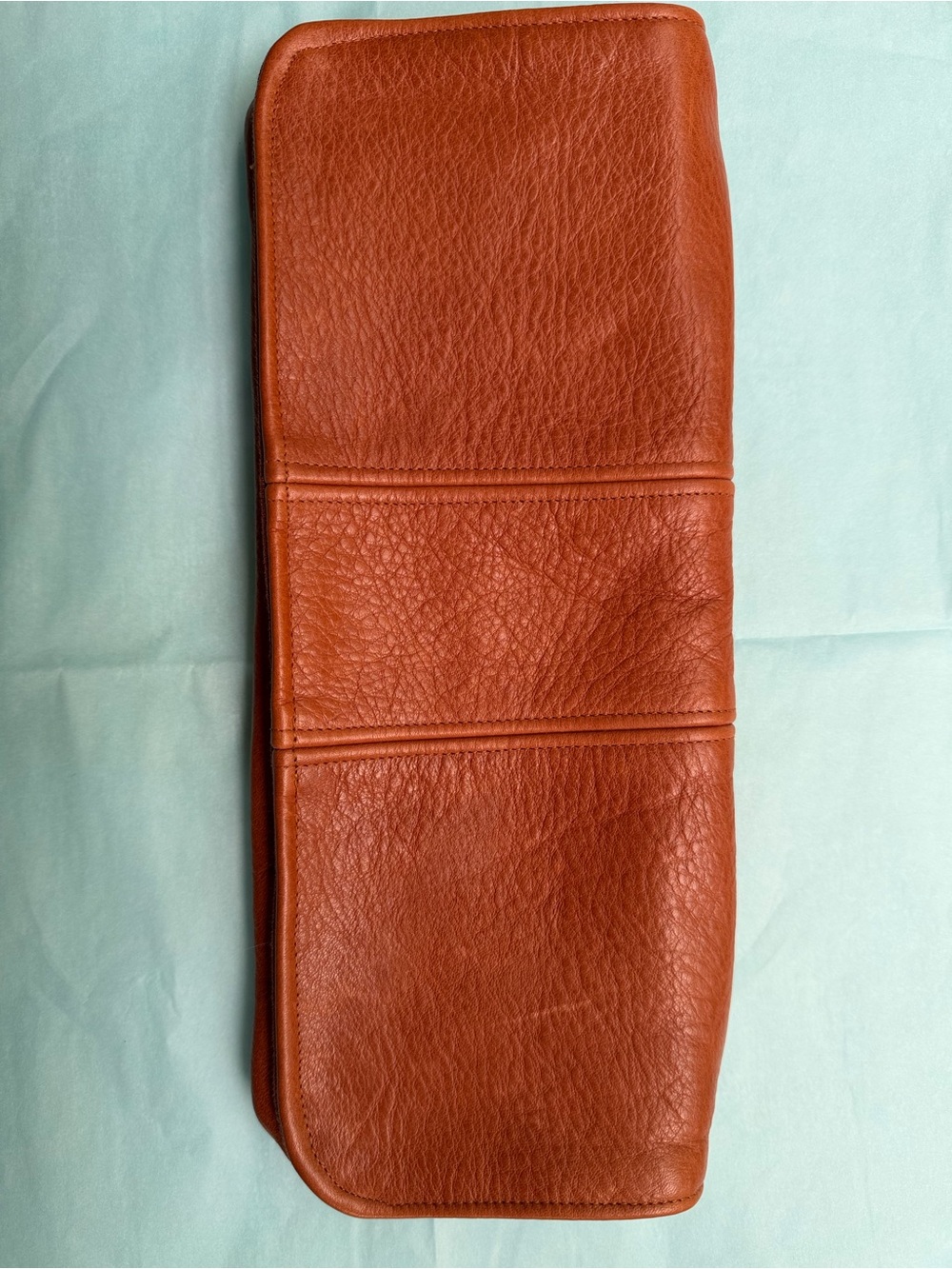 Women’s Genuine Leather Clutch Purse  - Brown